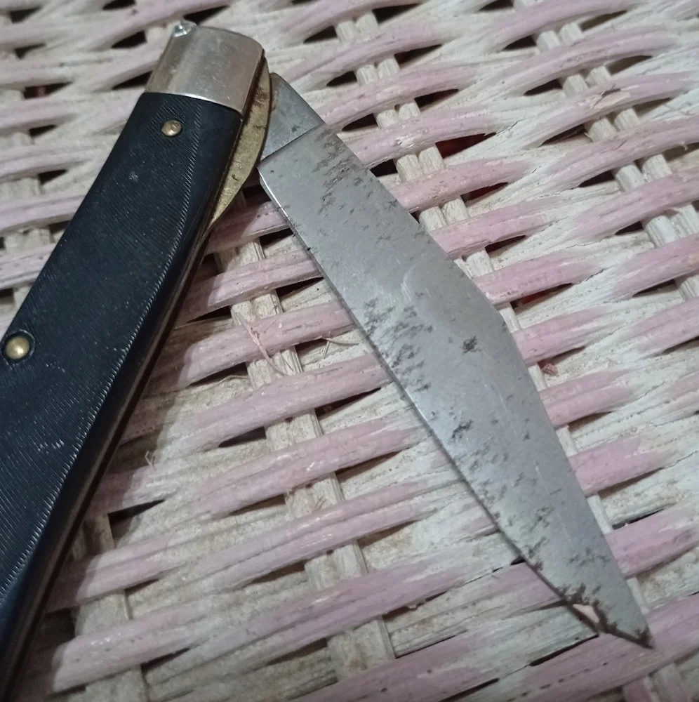 Ranger Purolator knife, needs cleanup
